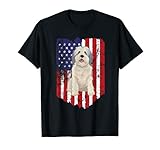 Drapeau Américain Berger Polonais De Plaine Usa T-Shirt