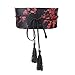 FAD-4U Damen Kimono Baumwolle Obi Gürtel Japanischer Stil Bestickt Breiter Bund Girdle mit Quaste Yukata Robe Accessoires, Schwarz Rot, Einheitsgröße Baby,Schwarz günstig Kaufen-FAD-4U Damen Kimono Baumwolle Obi Gürtel Japanischer Stil Bestickt Breiter Bund Girdle mit Quaste Yukata Robe Accessoires, Schwarz Rot, Einheitsgröße