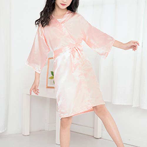 Baby Girls' Clothing Print Sleepwear Clothes Summer Coat Baby Kimono Bathrobe Children Girl Robes Kid (Beige, 4-5 Years) #TOP1