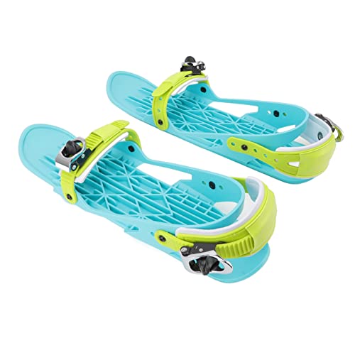 Mini patins de ski en nylon durable ajustables sur chaussures de neige taille unique