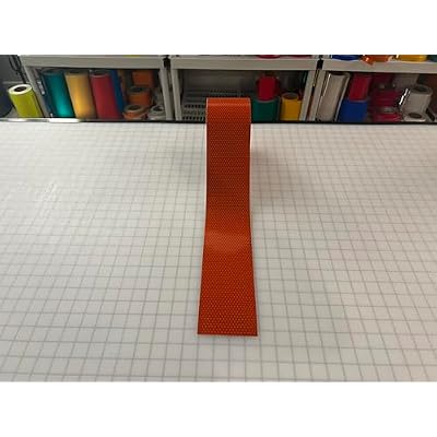 Oralite Orange Reflective Tape V98 4 Orafol Reflexite Safety Prismatic Sold in 5' 10' 20' 30' Lengths (5' Feet)