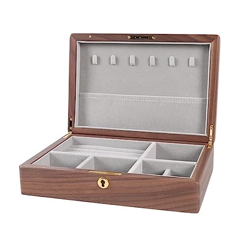 Boîte de rangement en bois sécurisée pour éviter la perte et la poussière de vos bijoux