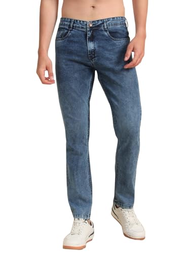 Image of Vogaan Regular Fit Stretchable Jeans for Men | Men's Stylish Denim Cotton Pants