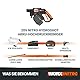WORX WG633E Hydroshot Akku-Hochdruckreiniger 20V - 56 Bar Max. Druck - multifunktional zur Reinigung & Bewässerung - leistungsstarker bürstenloser Motor - 5-in-1 Druckdüse - inkl. 4Ah Akku & Ladegerät