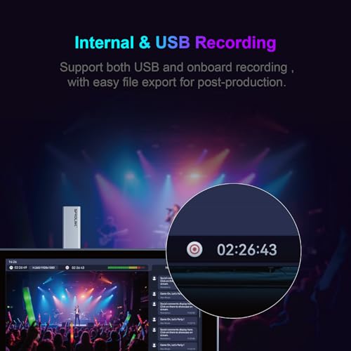 Image of Video Switcher Portable Multi-Cam Live Streaming Studio Built-in 8-Inch Touchscreen Support Live Streaming on App Directly Equipment NeoLIVE MD8