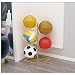Generisch Dieses platzsparende Ballregal für Sportgeräte bietet vielseitiges Design für Garage und Haushalt und ist eine langlebige und effiziente Aufbewahrungslösung.