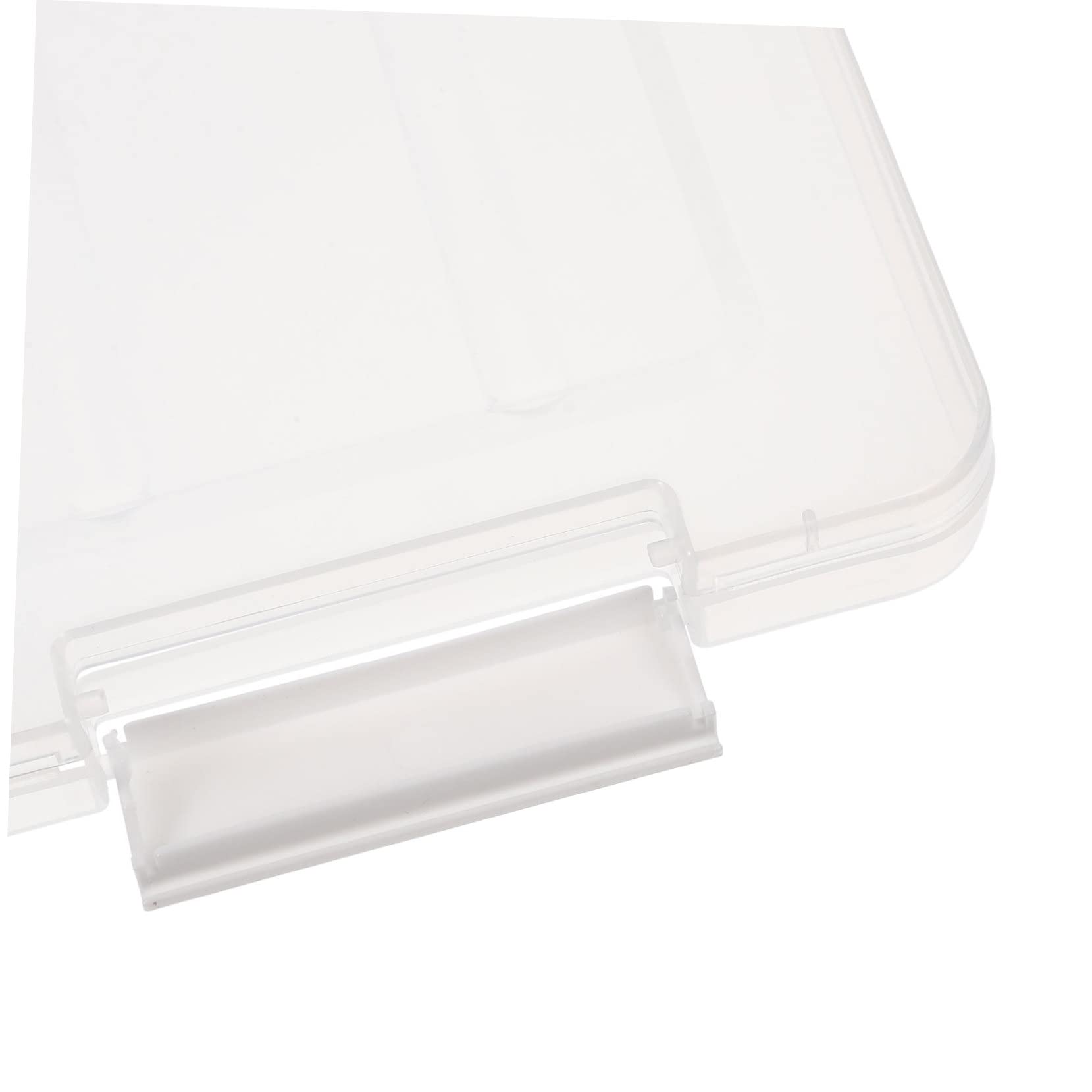 HOMSFOU 5 Stück Transparente Robuste Dokumentenbox mit Deckel Praktische Aufbewahrungsbox für Büro und Zuhause Große Kapazität Sicher Verschließbar Vielseitiger Organizer für Schul und