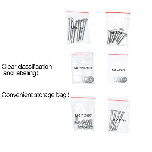 Universal Tv Mounting Hardware，Stainless Steel Tv Mount Screw, Pack Contains M4, M5, M6, Tv Screws Washers And Spacers - Works With Vesa Wall Tv Mount Or Monitor Mounting #TOP5