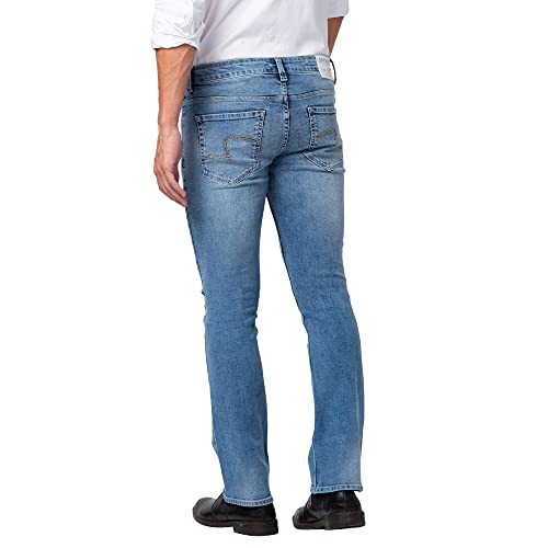 Image of Spykar Men's Rafter Boot Cut Mid-Rise Casual Jeans