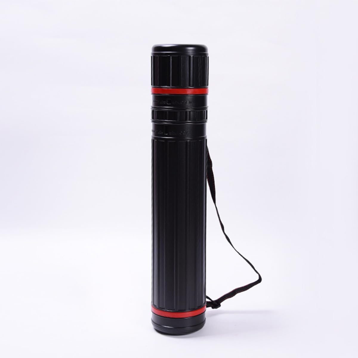 Uonlytech 3Pcs Expandable Plastic Drawing Tube Poster Storage Case with Strap Black Telescoping Art Holder for Artists Blueprint Transport and Mailing