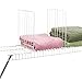Miles Kimball Shelf Divider for Wire Shelves Set of 4, White, One Size Fits All