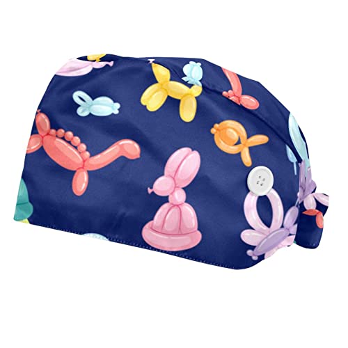 Chapeaux bouffants ajustables JDEZ confortables pour maintenir les cheveux longs au frais