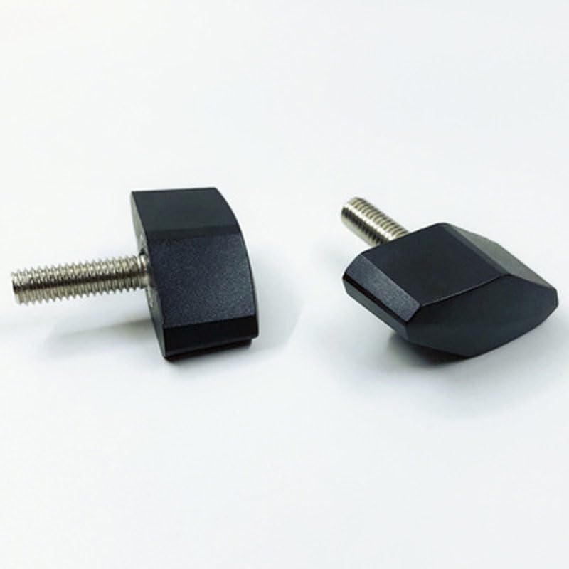 M4 M5 M6 T-Type Screw Thumb Plastic Head Bolts bakelite Knob Screws Hand Twist 2PCS - (Size: M6x30mm)