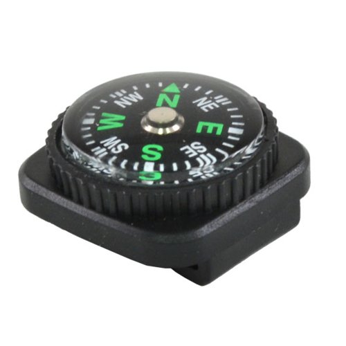 Pulsera de Paracord con Brújula de Plástico Negro (Paquete de 10) miniatura 1