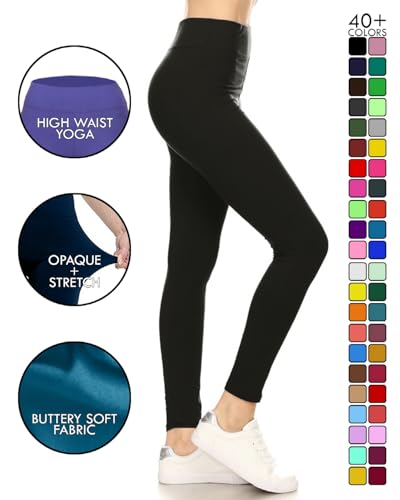 leggings depot high waisted leggings for women buttery smooth amp soft women39s solid yoga - reg plus 1x3x 3x5x