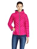 Nautica Women's Reversible Light Down Jacket With Hood