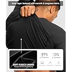 G Gradual Men's Thermal Shirts Long Sleeve Athletic Workout T-Shirts Crewneck Fleece Lind Base Layer for Men Cold Weather - Image 3