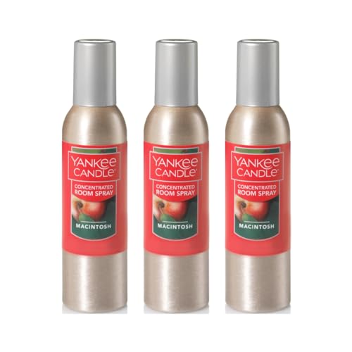 Yankee Candle Concentrated Room Spray, Macintosh, 1.5 OZ (Pack of 3)