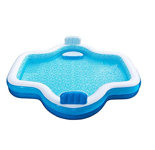 Member's Mark Elegant Family Pool 10 Feet Long 2 Inflatable Seats with Backrests