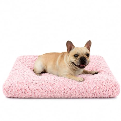 Dog Bed Medium Size, Plush Washable Pet Bed Mat, Dog Crate Bed 29"x21"
