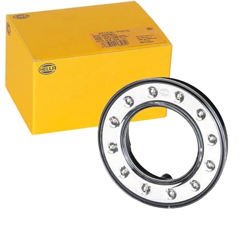 Feu de position LED HELLA 12V encastré câble 160mm pour remorque
