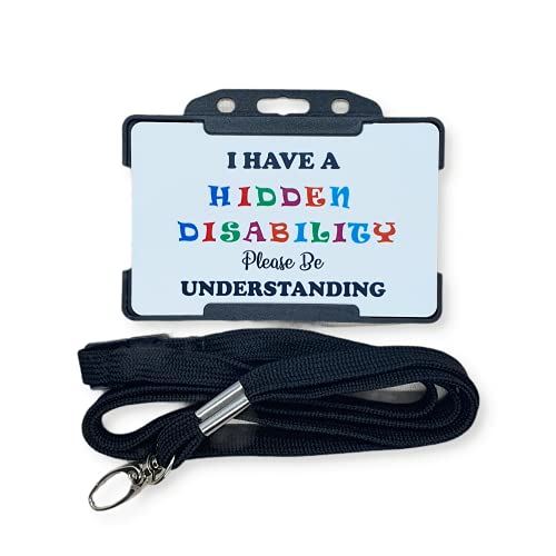 Hidden Disability ID Card Lanyard Disability Awareness Amazon.co