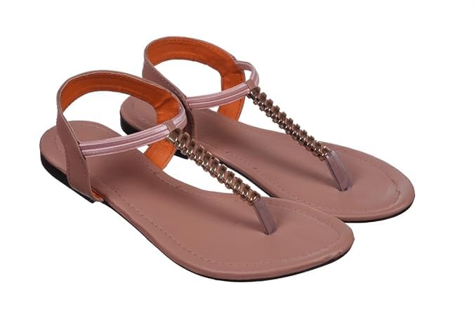 Parroty Womens Leather Ankle Strap Comfortable Casual Lightweight Flat Slippers (Beige -8) (B0DCNBNS3D) Amazon Price History, Amazon Price Tracker