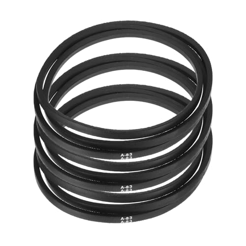 Image of uxcell 3pcs A83 or 4L850 Classic Wrapped Rubber V-Belt, 83 inch(2100mm) Inside Circumference, A Profile V Belt