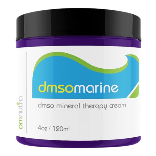 OmNutra DMSO Pharmaceutical Grade Cream - 4OZ DMSO Cream with Magnesium Chloride MSM Vitamin E Aloe Vera Boswellia serrata/Frankincense Arnica Tincture and Ionic Magnesium for Joint and Muscle