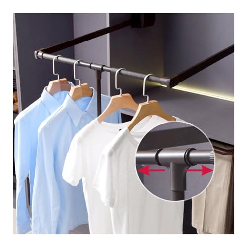 Barre de penderie en acier robuste 30 kg système de rangement premium - 5