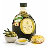 Aceite de oliva virgen extra picual 750 ml botella de plástico | aove gourmet intenso aromático extraído en frío | aceite premium español para cocina diaria | sancho la mancha, dop campo de montiel.