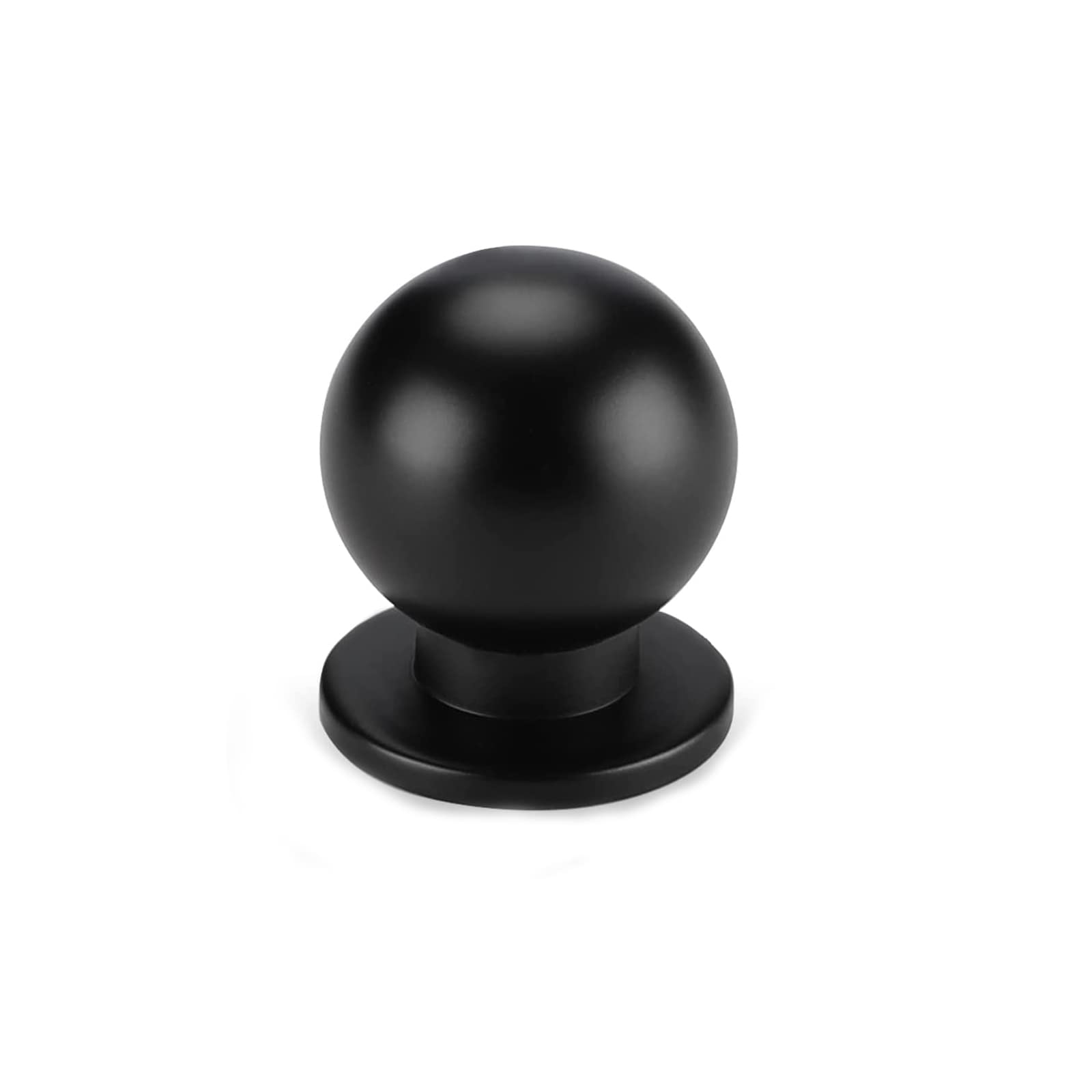 Haliwu 10 Pack Black Cabinet Knobs Kitchen Cabinet Knobs Round Drawer Pulls for Bathroom Kitchen Bedroom