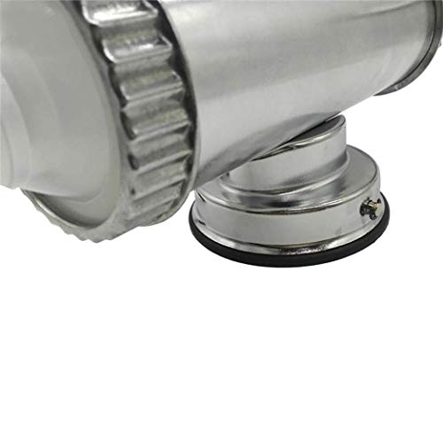 KUANDARGG Wurstfüller Wurstfüllmaschine manuell Wurst Squeeze Wurst Syringe-Legierung mit 3 Füllstutzen Fleischwölfe 3L – Bild 3