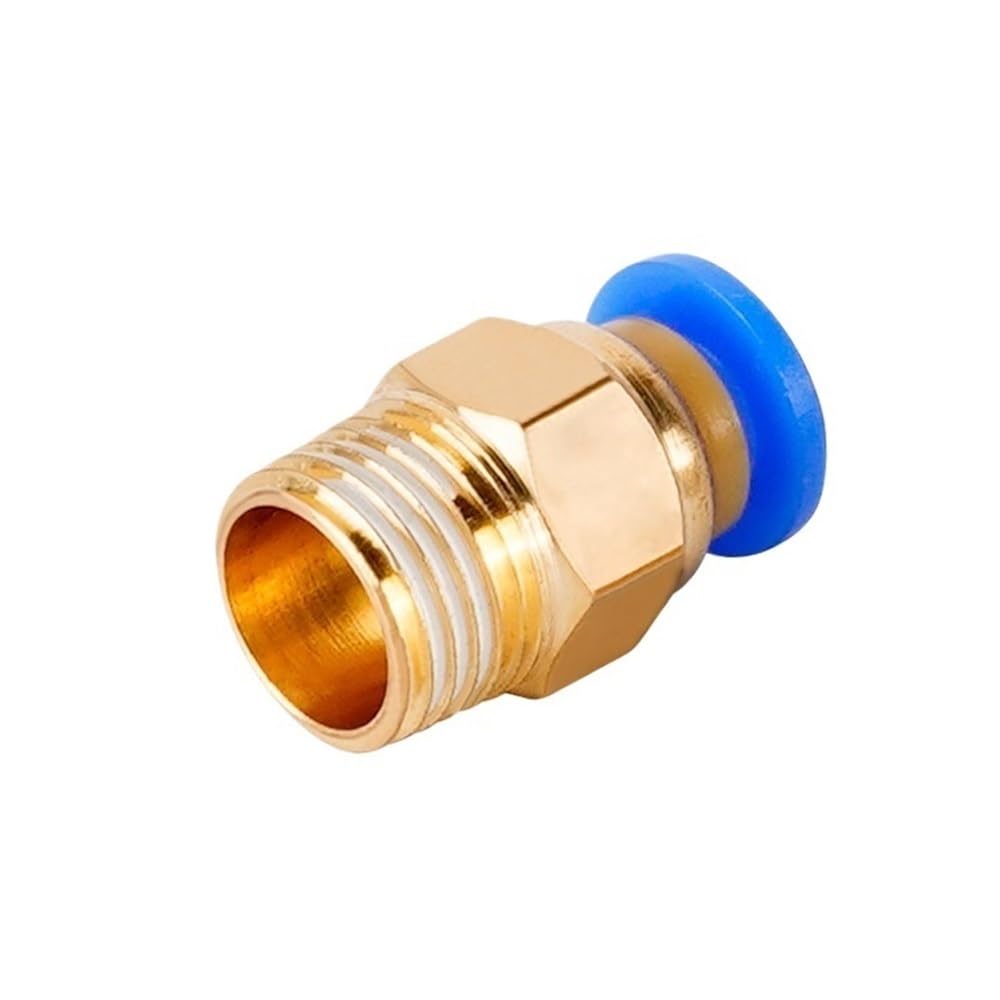 Pneumatic Quick Fitting M10 Pneumatic Connectors, PC6-01/PC4-01 3D Printers Quick Jointer Fittings, B0WDEN Coupler for PTFE Tube Parts 10pcs(4mm x M10)