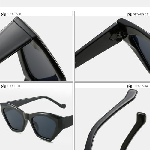 Gafas de sol fashion square mujer retro shades lentes vintage UV400 3