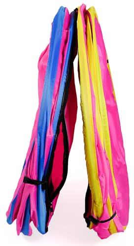 Callieway Hoopers Agility Barrel – Tonne/Fass für Hundetraining (Doppelpack, Blau) | Leicht, stabil & beschwerbar | Inkl. Transporttasche | Agility Parcours für Hunde | Fuchsia