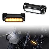 VEISUTOR Highway Crash Bar Lights for Road Glide 2024-2026, Black LED Crash Bar Light w/DRL & Turn Signal Light for Harley FLTRXSE 2023-later FLTRT FLTRXL 2026-later Accessory