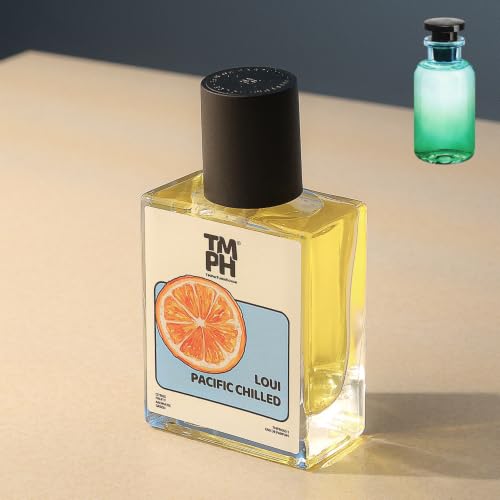 Image of TMPerfumehouse Loui Pacific Chilled for Men & Women | Floral, Powdery & Long Lasting Perfume Spray | Rose, Soft-spicy & Amber Fragrance | Luxury Gift for Him & Her | TMPH | 50ml