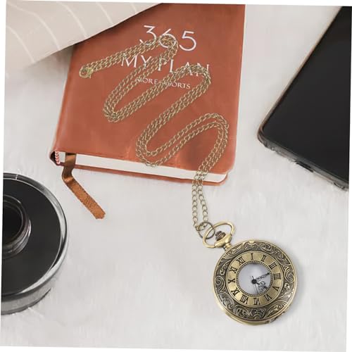 KESYOO 5 Unidades Capa Flip Retrô Relógio Bolso Pequeno Relógios Bolso Antigos Relógio Bolso Portáti