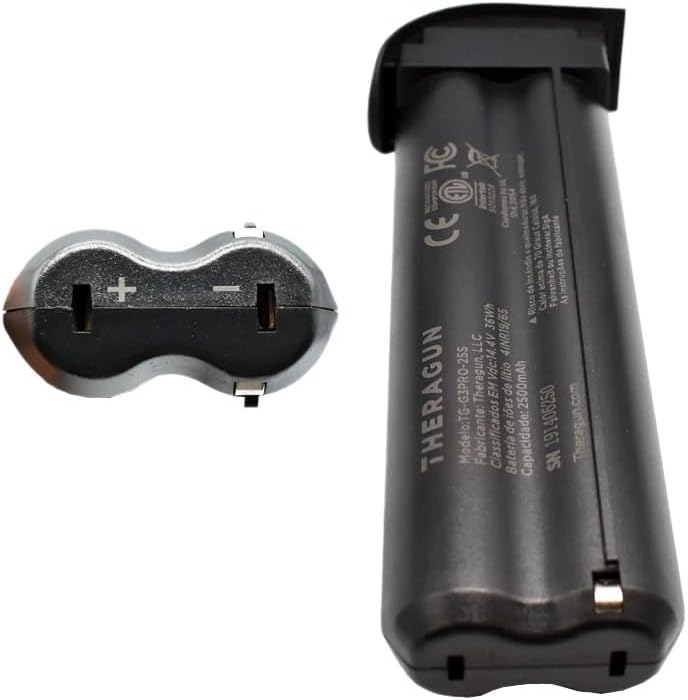 14.4V 2500mAh， Compatible for THERAGUN TG-G3PRO-25S Fascia Gun Battery
