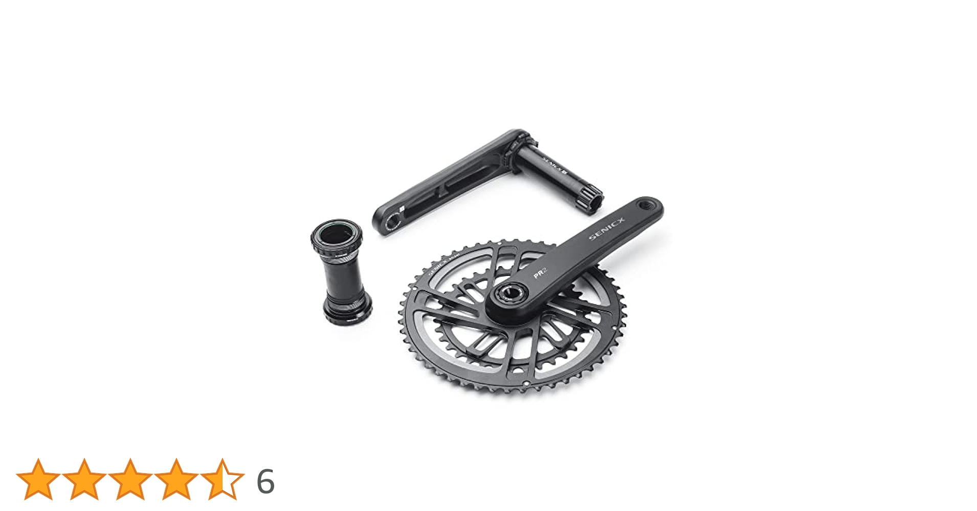 Amazon | SENICX ロードバイククランク34/50 BSA DUB アルミ合金
