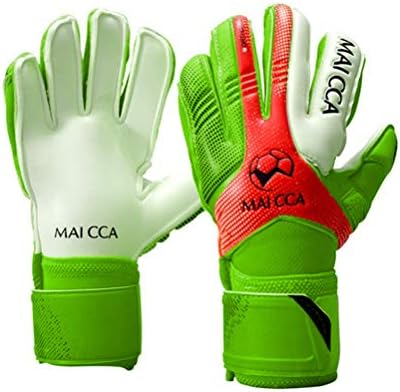 Wrzbest Youth Kids Goalkeeper Gloves Professional Goalie Gloves,Soccer Football Goalkeeper Gloves with Strong Grip and Finger Spines Protection for The Toughest Saves and Prevent Injuries