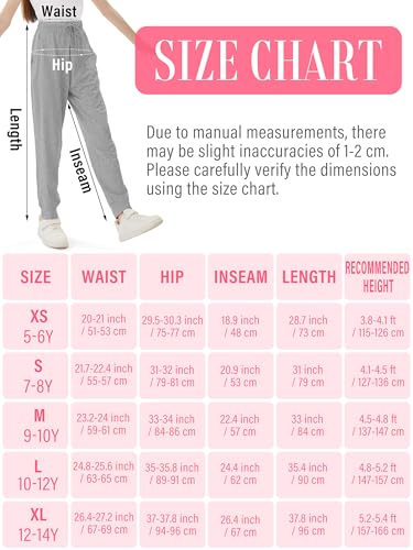 Calças de moletom Dry-Fit Jogger para meninas Lounge Soft Athletic Performance Calças de moletom par