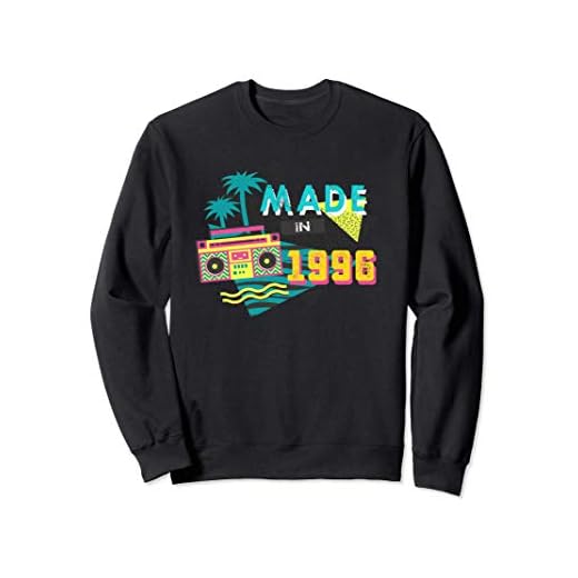 Vintage 90s Hecho en 1996 Cumpleaños 24 Retro Nostalgia Sudadera