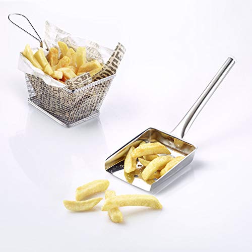 Westmark Szufelka do frytek/popcornu/słodyczy, Długość: 26 cm, Stal nierdzewna, Srebrna, 91292270