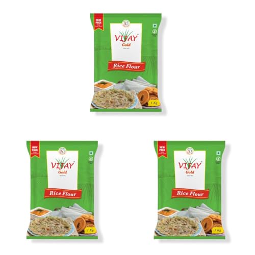 Image of VIJAY Premium Rice Flour - 1kg (Pack of 3)