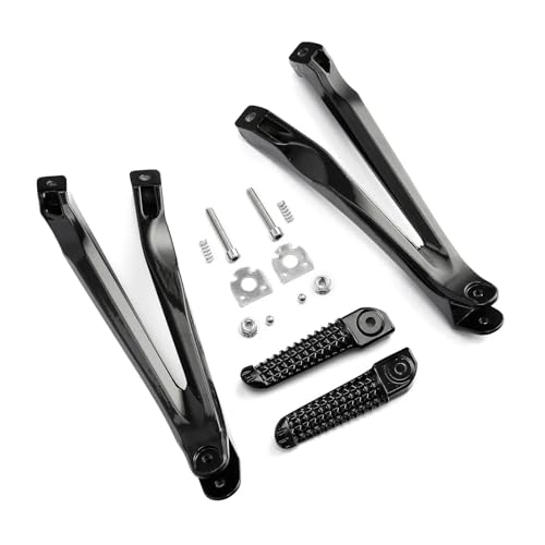 Repose-pieds arrière moto pour Yamaha YZF R1 2004-2008 noir