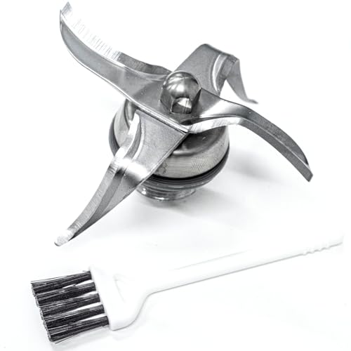 JPshop   Grupo de cuchillas TM6 compatible con Vorwerk Thermomix TM3300 con cepillo de limpieza