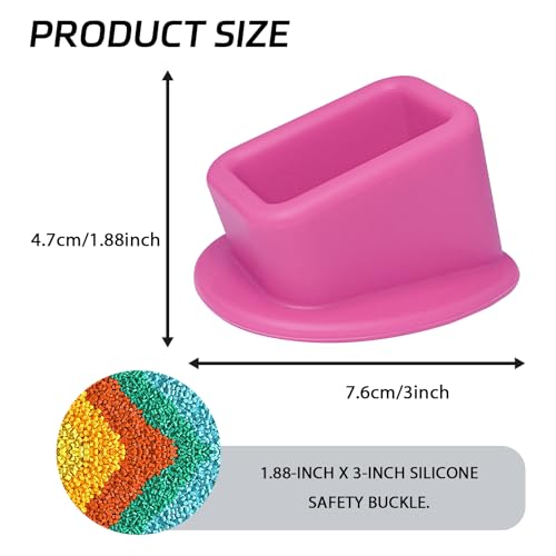 SWQS 2PCS Seat Belt Buckle Holder, Silicone Car Rear Seatbelt Buckle Booster for Easy Access, Universal Auto SafetyBelt Buckle Guard Cover to Makes Receptacle Stand Upright Buckling for Kids (Pink)