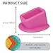 SWQS 2PCS Seat Belt Buckle Holder, Silicone Car Rear Seatbelt Buckle Booster for Easy Access, Universal Auto SafetyBelt Buckle Guard Cover to Makes Receptacle Stand Upright Buckling for Kids (Pink)
